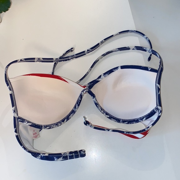 red white and blue biking top - Picture 2 of 2